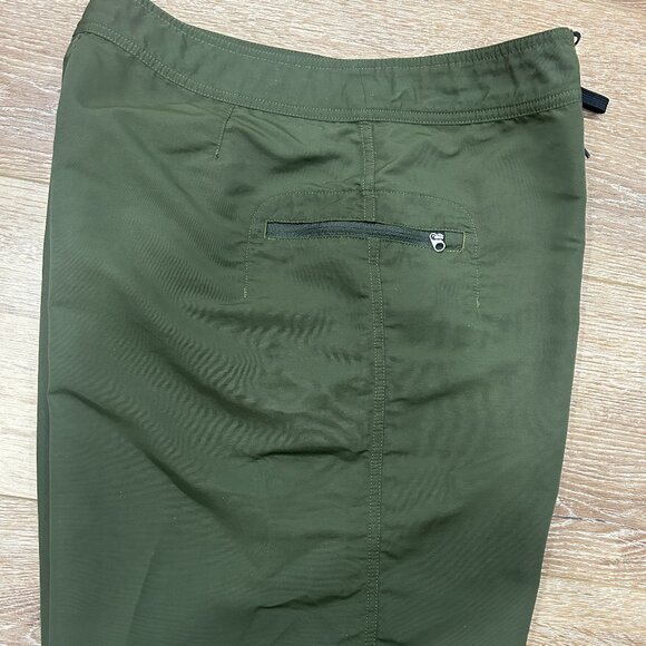 Patagonia Men's Board Shorts Y2K Forest Green Sz 34 Swim Trunks River Surf - Picture 5 of 6